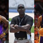 LeBron James(L), Michael Jordan(Center), and Kobe Bryant(R)