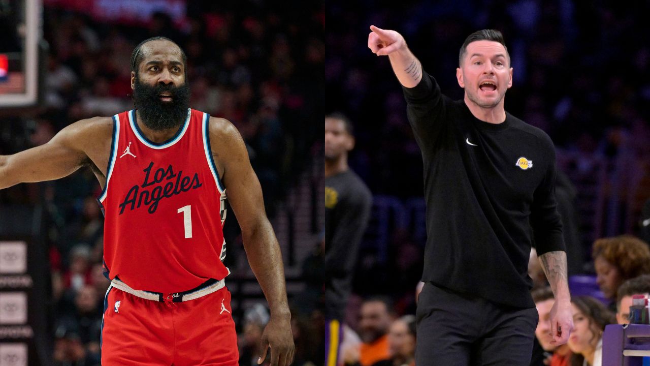 James Harden(L) and JJ Redick(R)