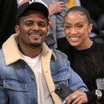 Cleveland Browns quarterback Deshaun Watson and girlfriend Jilly Anais attend the game between the Los Angeles Lakers and the Minnesota Timberwolves at Crypto.com Arena.