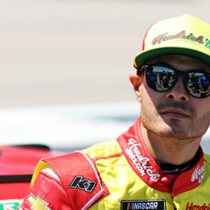 NASCAR Cup Series driver Kyle Larson (5) during qualifying for the Goodyear 400 at Darlington Raceway.