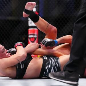 Amanda Ribas and Mackenzie Dern meet in the octagon for a 5-round main event at UFC Apex for UFC Fight Night - Dern vs Ribas 2 on January 11, 2025 in Las Vegas, NV, United States. ( PxImages) Las Vegas, Nv United States - ZUMAp175 20250111_zsa_p175_286 Copyright: xLouisxGrassex