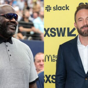 Shaquille O'Neal and Ben Affleck