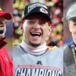 Andy Reid, Patrick Mahomes, Mike Mayock