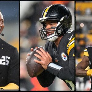 Ryan Clark, Russell Wilson and George Pickens