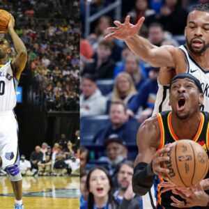 Gilbert Arenas (L), Shai Gilgeous-Alexander (R)