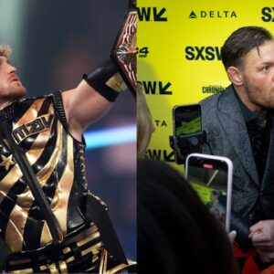 Logan Paul (L), Conor McGregor (R)