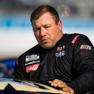 Nov 4, 2023; Avondale, Arizona, USA; NASCAR Cup Series driver Ryan Newman during qualifying for the NASCAR Championship Race at Phoenix Raceway. Mandatory Credit: Mark J. Rebilas-Imagn Images