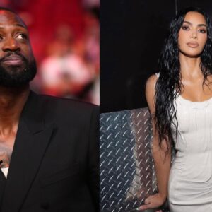 Dwyane Wade and Kim Kardashian