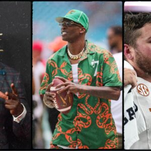 Shannon Sharpe, Chad Johnson and Quinn Ewers