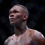 UFC DU PLESSIS ADESANYA, Israel Adesanya of Nigeria is seen after being defeated by Dricus du Plessis of South Africa during their Middleweight title bout at UFC 305 at RAC Arena in Perth, Sunday, August 18, 2024. ( !ACHTUNG: NUR REDAKTIONELLE NUTZUNG, KEINE ARCHIVIERUNG UND KEINE BUCHNUTZUNG! PERTH WESTERN AUSTRALIA AUSTRALIA PUBLICATIONxNOTxINxAUSxNZLxPNGxFIJxVANxSOLxTGA Copyright: xRICHARDxWAINWRIGHTx 20240818167222113757