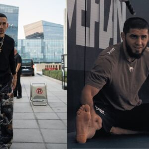 Max Holloway (L), Islam Makhachev (R)