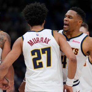 Westbrook Murray NBA: Denver Nuggets at New Orleans Pelicans
