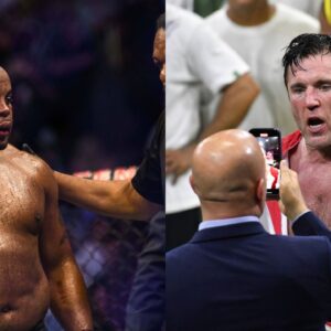 Daniel Cormier (L), Chael Sonnen (R)
