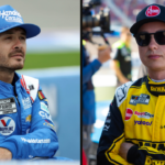 Kyle Larson (L) and Christopher Bell (R). Image Credits: Imagn.