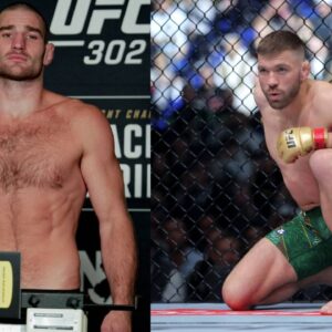 Sean Strickland (L), Dricus Du Plessis (R)