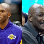 Kobe Bryant (L), Karl Malone (R)