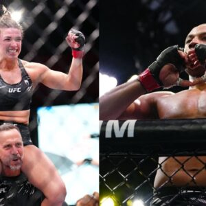 Mackenzie Dern (L), Cesar Almeida (R)