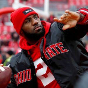 NCAA Football: LeBron James Michigan at Ohio State