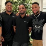 Saquon Barkley with his family.