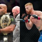 Daniel Cormier (L), Bo Nickal (R)