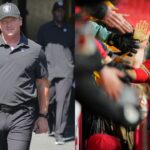 Jon Gruden and Patrick Mahomes
