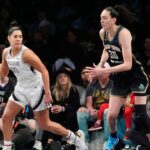 Kelsey Plum WNBA: Playoffs-Las Vegas Aces at New York Liberty