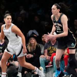 Kelsey Plum WNBA: Playoffs-Las Vegas Aces at New York Liberty