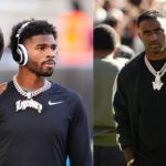 Shedeur Sanders and Deion Sanders Jr.