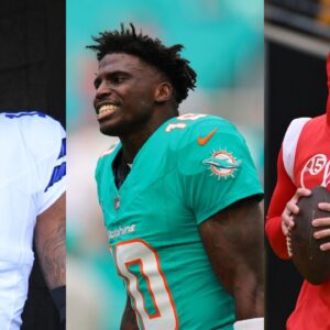 Micah Parsons, Tyreek Hill, Patrick Mahomes