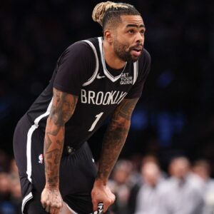 NBA: D'Angelo Russell Philadelphia 76ers at Brooklyn Nets
