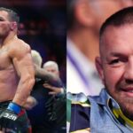 Michael Chandler (L), Conor McGregor (R)