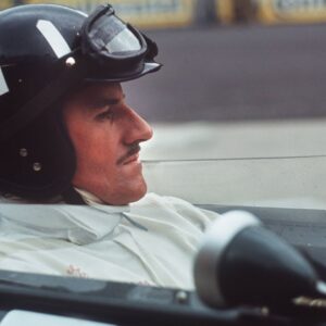 Graham Hill (England BRM) in the cockpit of his Boliden Motorsport Grand Prix Men's Grand Prix of xxx 1965, Formula 1 World Championship