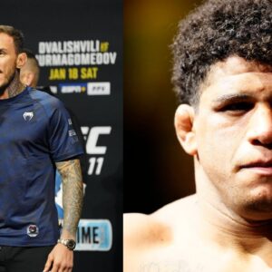 Renato Moicano (L), Gilbert Burns (R)