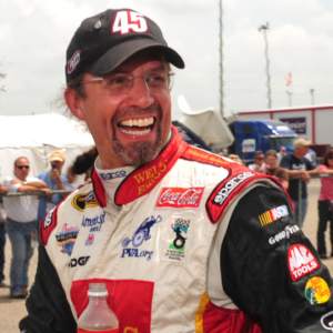 Apr 26, 2008; Talladega, AL, USA; NASCAR Sprint Cup Series driver Kyle Petty during qualifying for the Aarons 499 at Talladega Superspeedway. Mandatory Credit: Mark J. Rebilas-Imagn Images