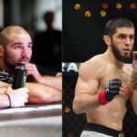 Sean Strickland (L), Islam Makhachev (R)
