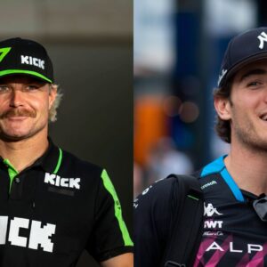 Valtteri Bottas (L) and Jack Doohan (R)