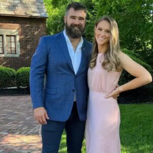 Jason Kelce and Kylie Kelce