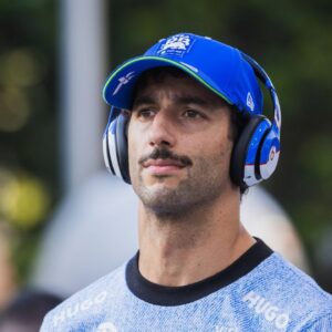 Daniel Ricciardo of Australia and Visa Cash App RB Formula One Team during Formula One Singapore Grand Prix