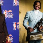 Kai Cenat [Left]; Travis Hunter with Leanna Lenee [Right]