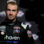 Nascar driver Cody Ware speaks to reporters during the 2023 media day. Media Day 9