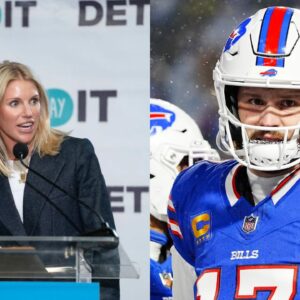Matthew and Kelly Stafford and Josh Allen