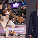 Kevin Durant (L), Donnell Rawlings (R)