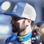NASCAR Cup Series driver Chase Elliott (9) during cup qualifying at Martinsville Speedway.