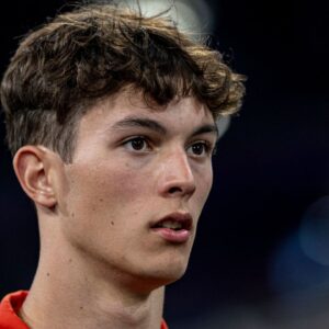 Oliver Bearman of Great Britain and Scuderia Ferrari during previews ahead of the F1 Grand Prix of Abu Dhabi at Yas Marina Circuit