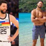 Austin Rivers (L) and Steph Curry in Fiji (R)