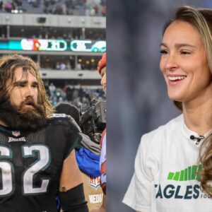 Jason Kelce and Kylie Kelce