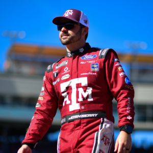 NASCAR Cup Series driver Josh Berry (4) is introduced before the Cup Series championship race at Phoenix Raceway.