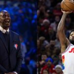 Kevin Garnett (L), Paul George (R)