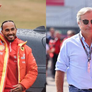 Lewis Hamilton (L) and Carlos Sainz Sr. (R)