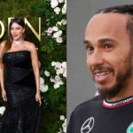 Sofia Vergara(L), Lewis Hamilton(R)